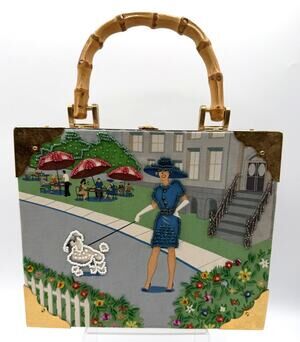 Vintage Style Embellished Bueno Cigar Box Purse